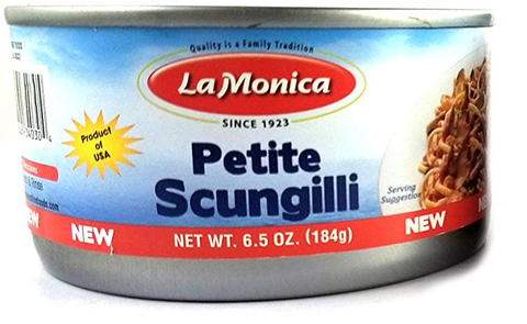 La Monica Petite Scungilli Sliced Young Tender Conch-6.5 ounce cans - 4 Pack