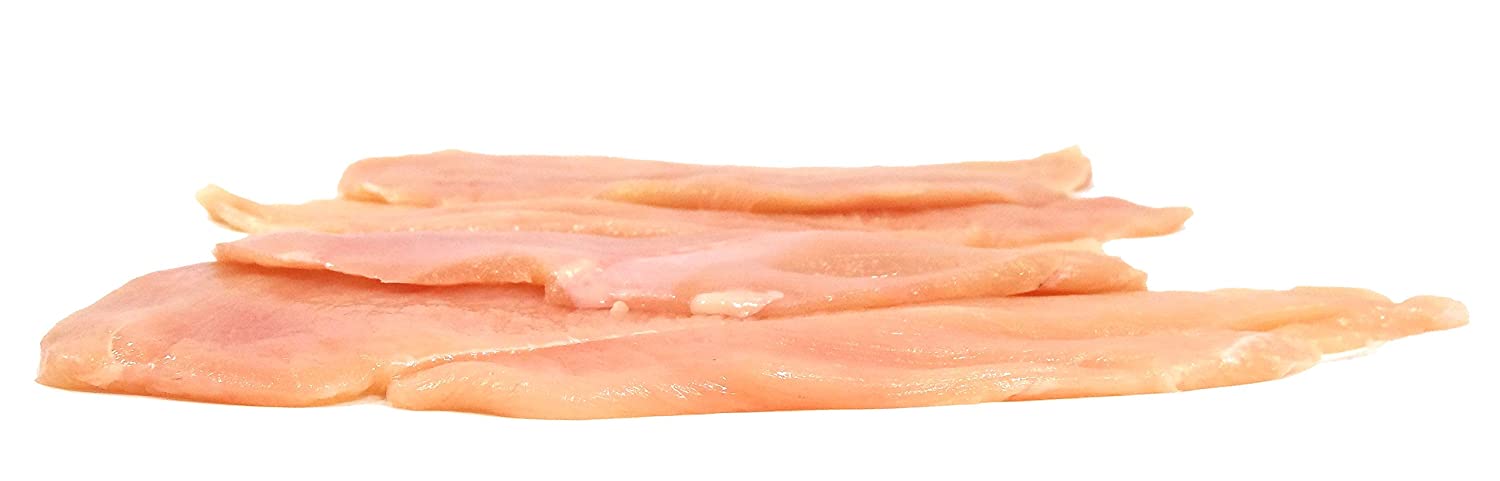 8 pounds thin cut chicken cutlets family pack