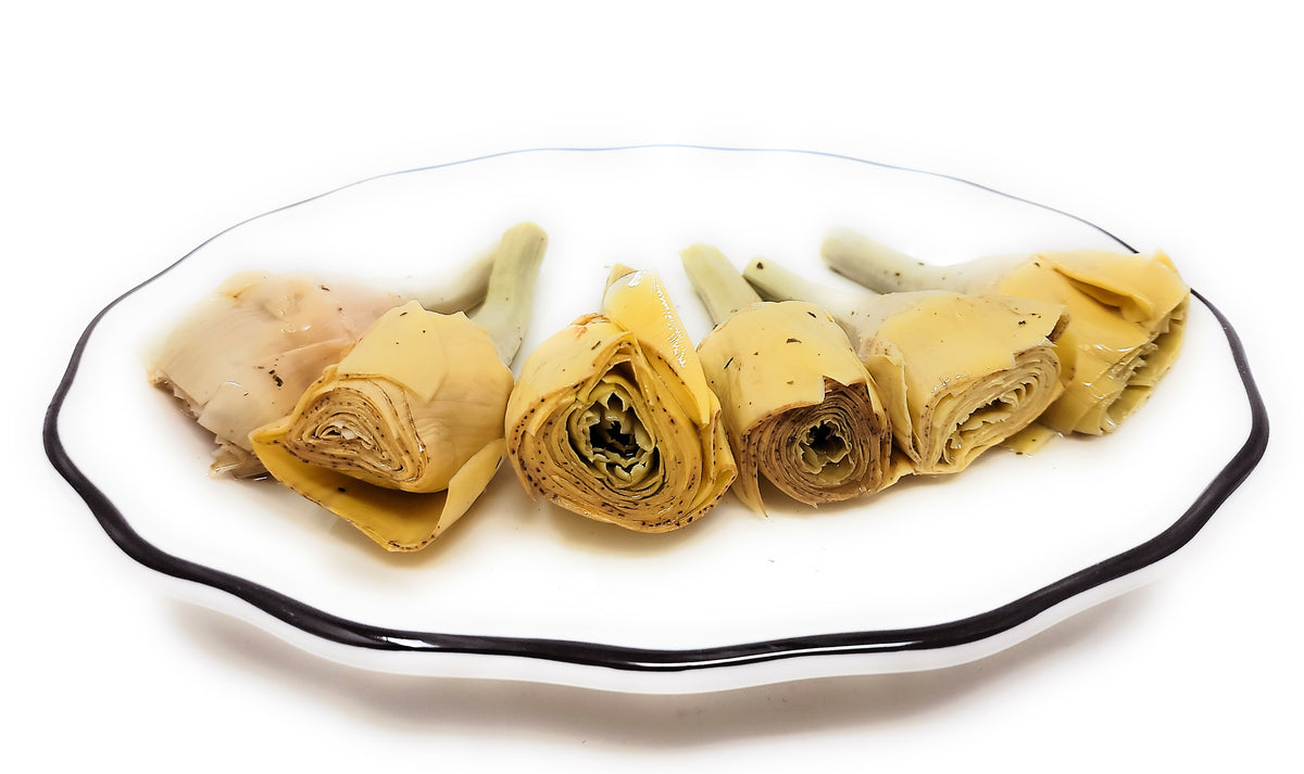 Frank and Sal Italian artichoke hearts with stems, 2 jars, 19.4 oz each