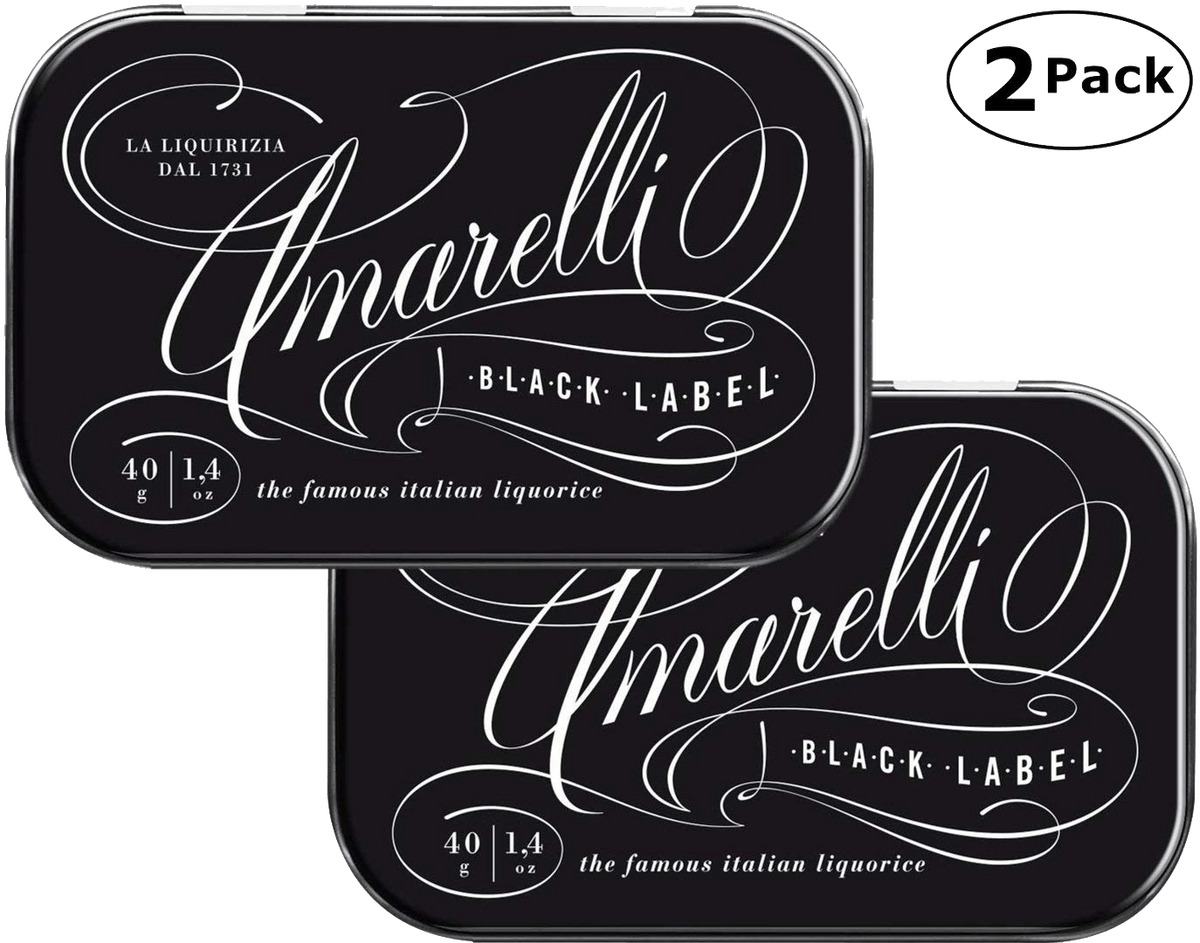 Amarelli - Amarelli Rossano - Pastilles Of Pure Liquorice (Licorice) Hard Candy - 40 Gram
