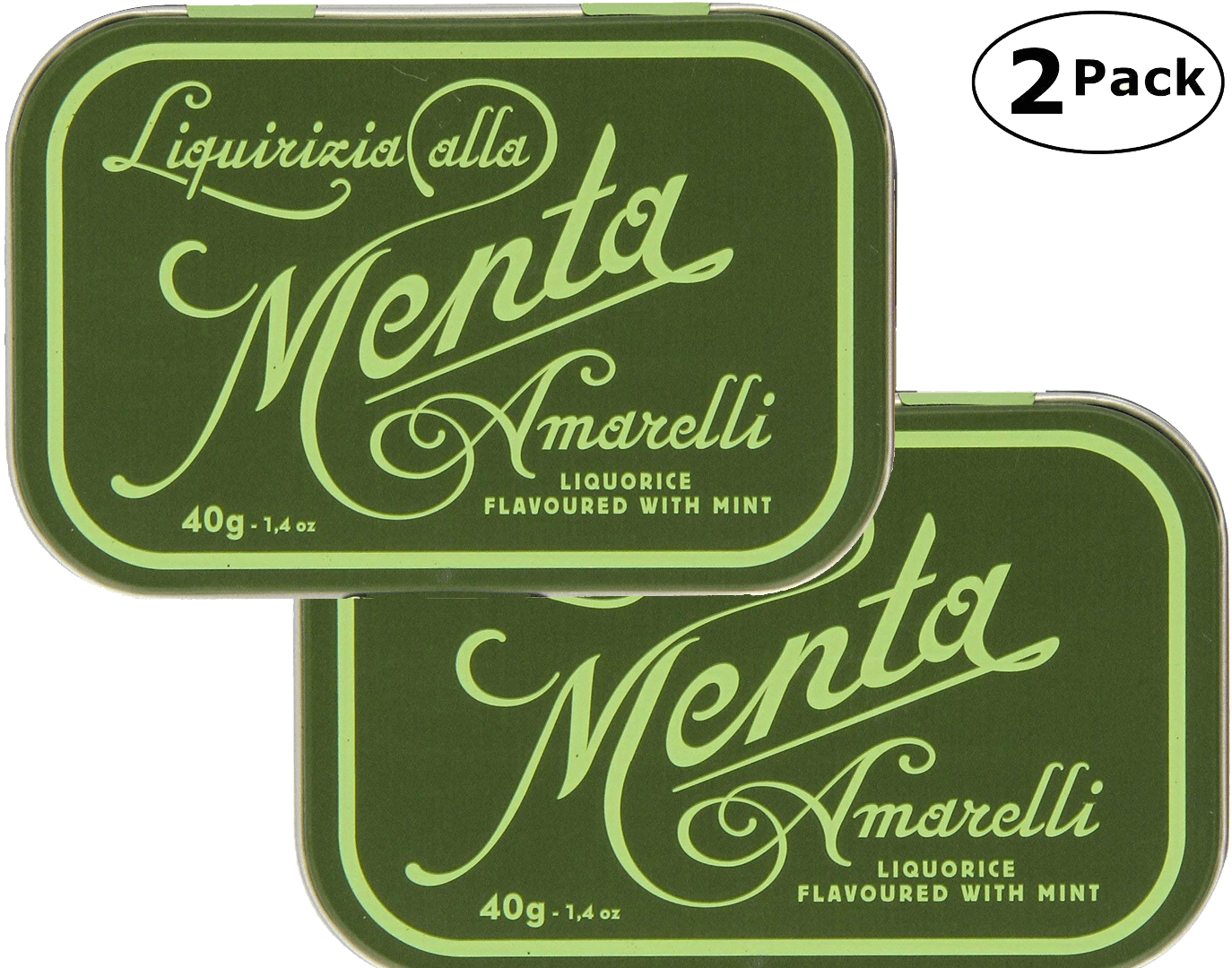 Amarelli - Amarelli Rossano - Pastilles Of Pure Liquorice (Licorice) Hard Candy - 40 Gram