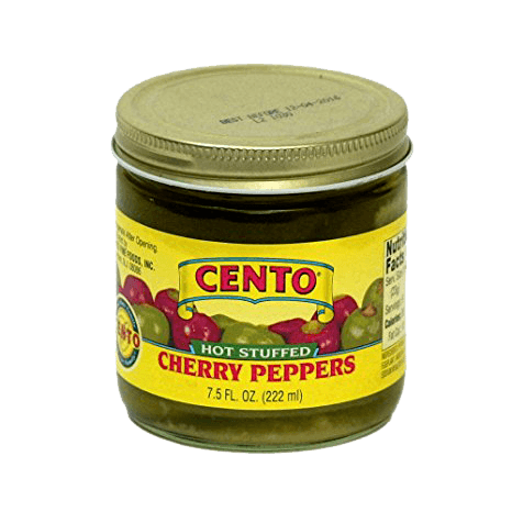 Cento Products - Cento Hot Cherry Peppers Stuffed 8 Oz (Pack Of 3)