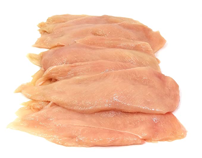 Thin Cut Chicken Cutlets - Family Pack - Cut Fresh Daily - 8 Pounds - 2 Pound Freezer Ready Packages
