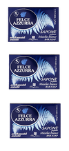 Felce Azzurra Bar Soap,  3.5 Ounces (100g) Package (Pack of 3) Classico or White Musk Italian Import - Free Shipping - Frank and Sal