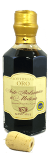 Fine Balsamic Vinegar - Balsamic Vinegar Of Modena - Manicardi's Aceto Balsamico Di Modena "Botticella Oro"  Free Shipping