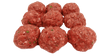 Fresh Local Meat Delivery - All Natural Meat Balls Made Fresh Daily (9 Meatballs) 1.5 Pounds