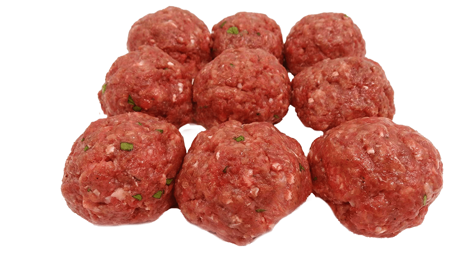 Fresh Local Meat Delivery - All Natural Meat Balls Made Fresh Daily (9 Meatballs) 1.5 Pounds