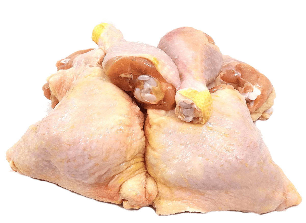Fresh Local Meat Delivery - Bell And Evans Whole Chicken (2 Whole Chickens Cut In 8ths 7 Pounds). Never Frozen - Always Fresh - Air Chilled.