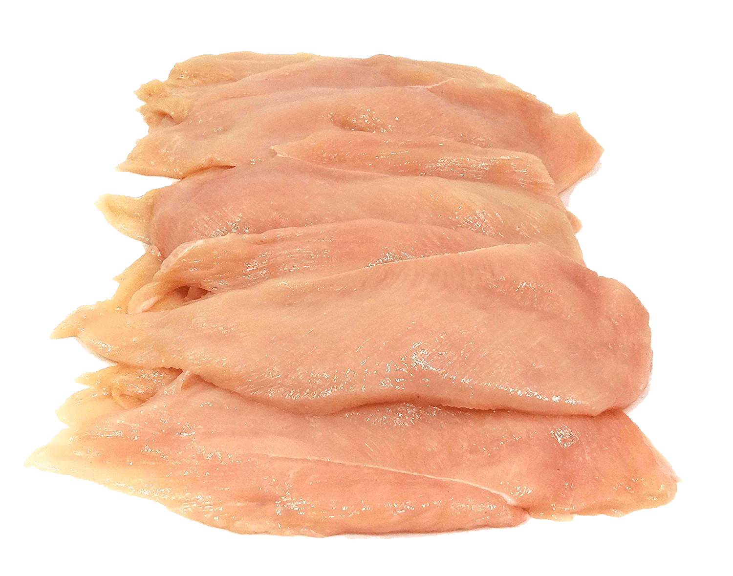 Hand Cut Chicken Cutlets Thin Cut- Family Pack - Cut Fresh Daily Shipping Included