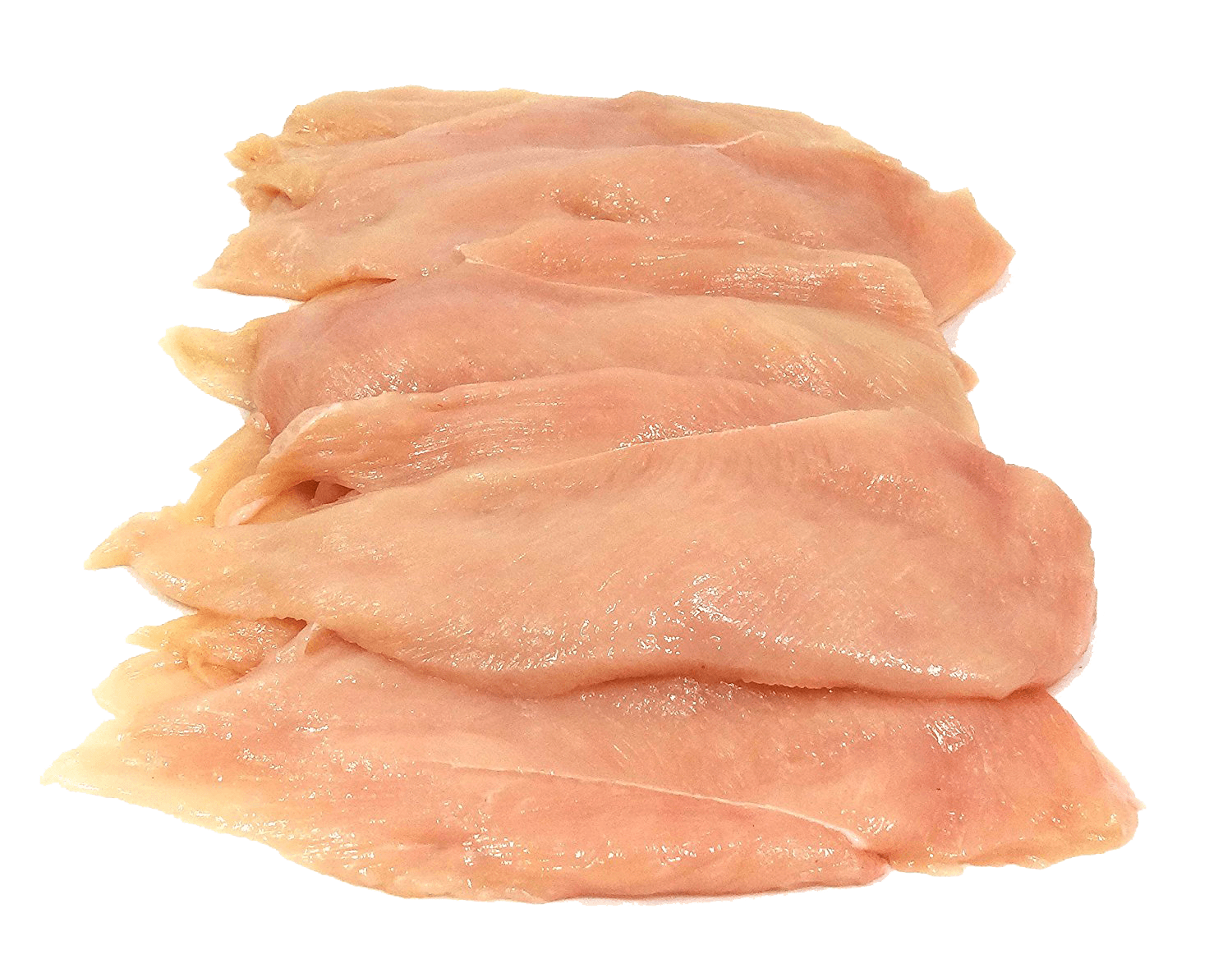 Fresh Local Meat Delivery - Chicken Cutlets Thin Cut- Family Pack - Cut Fresh Daily - (12 Cutlets 2 Pounds) Shipping Included