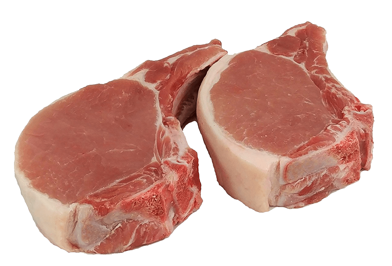 Fresh Local Meat Delivery - Frank And Sal Chefs Choice Thick Cut Pork Chops (1.5 Pounds)  Shipping Included