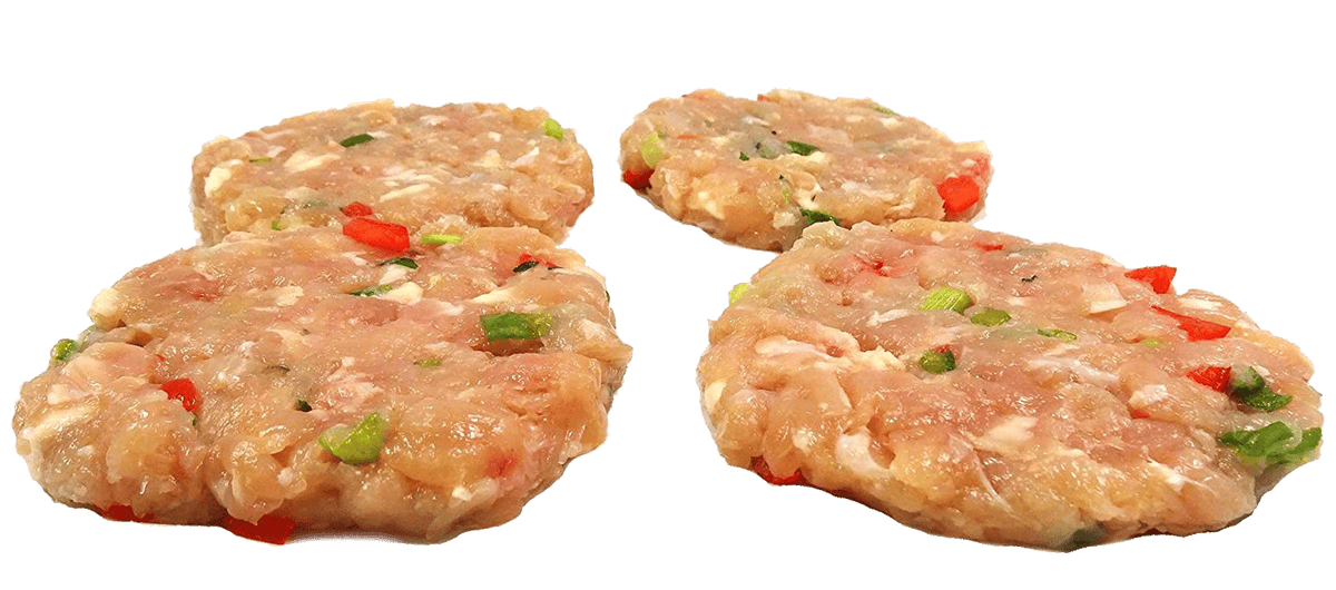 Fresh Local Meat Delivery - Fresh Made Daily Chicken Patties (8 Patties Approximately 1/2 Pound)