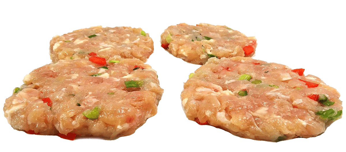 Fresh Local Meat Delivery - Fresh Made Daily Chicken Patties (8 Patties Approximately 1/2 Pound)