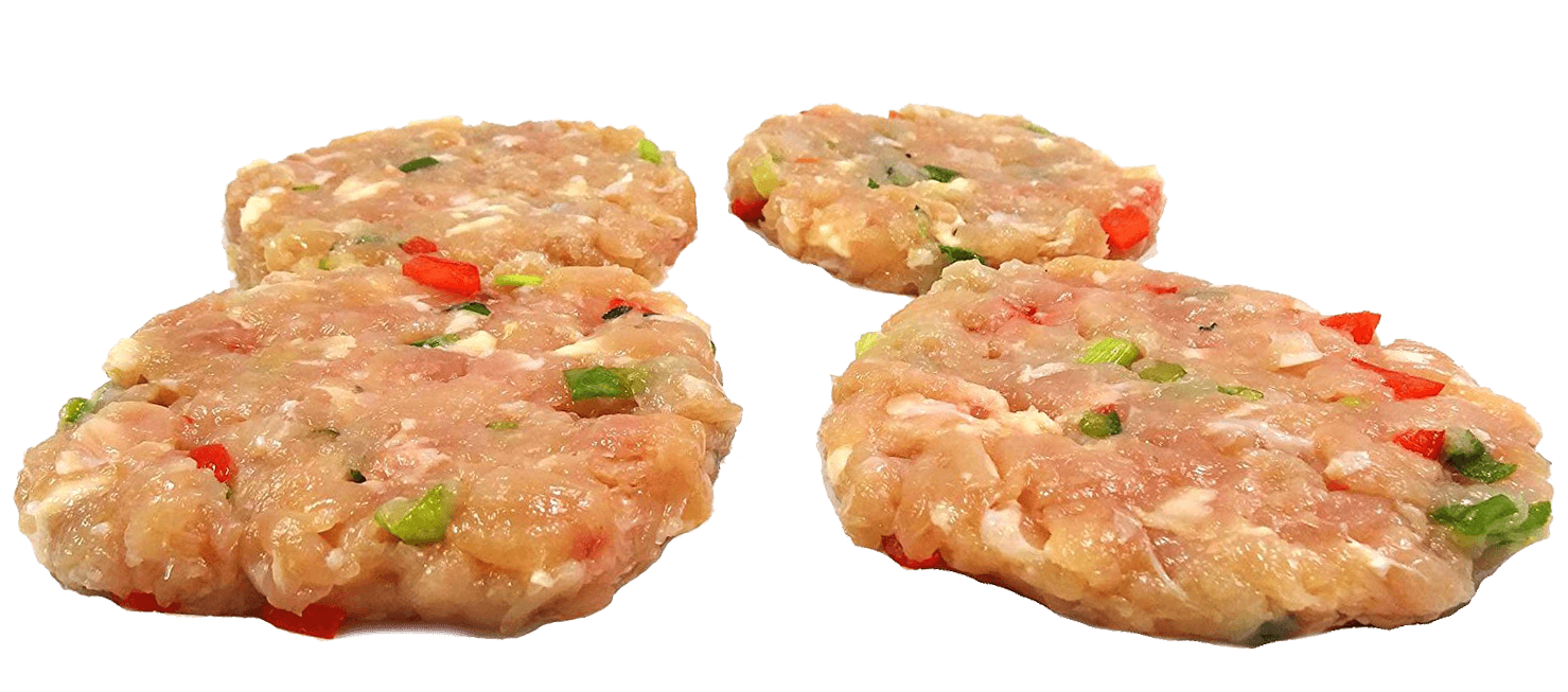 Fresh Local Meat Delivery - Fresh Made Daily Chicken Patties (8 Patties Approximately 1/2 Pound)