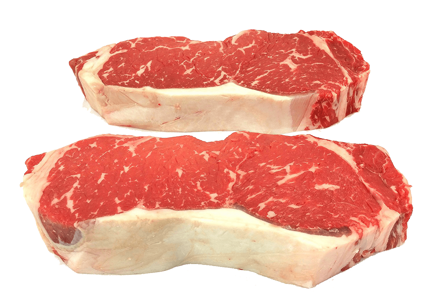 Fresh Local Meat Delivery - New York Strip Steak Angus Beef Cut Fresh Daily (2 Steaks 1.25 Pounds) Chef's Choice