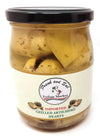 Frank and Sal Grilled Artichoke Hearts - 2 Jars 19.4 ounce Each. Imported From Italy