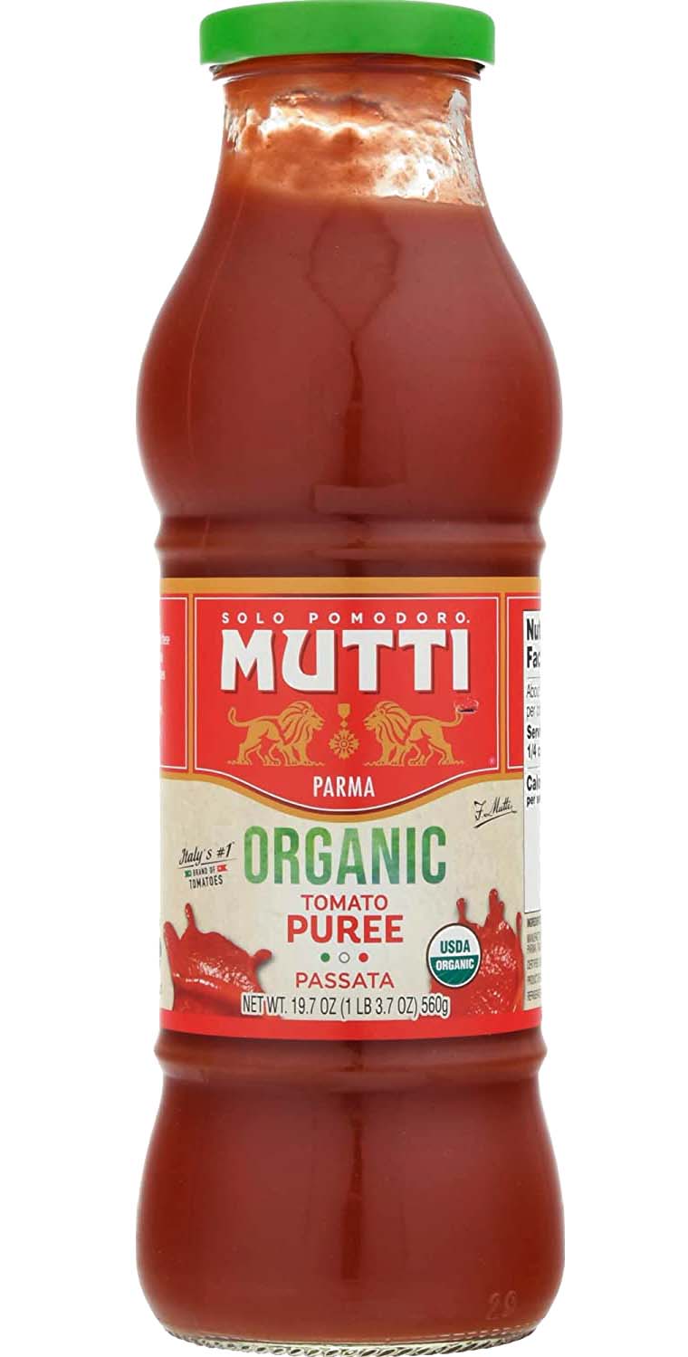 Mutti Organic Tomato Puree (Passata), 19.7 oz. | 3 Pack