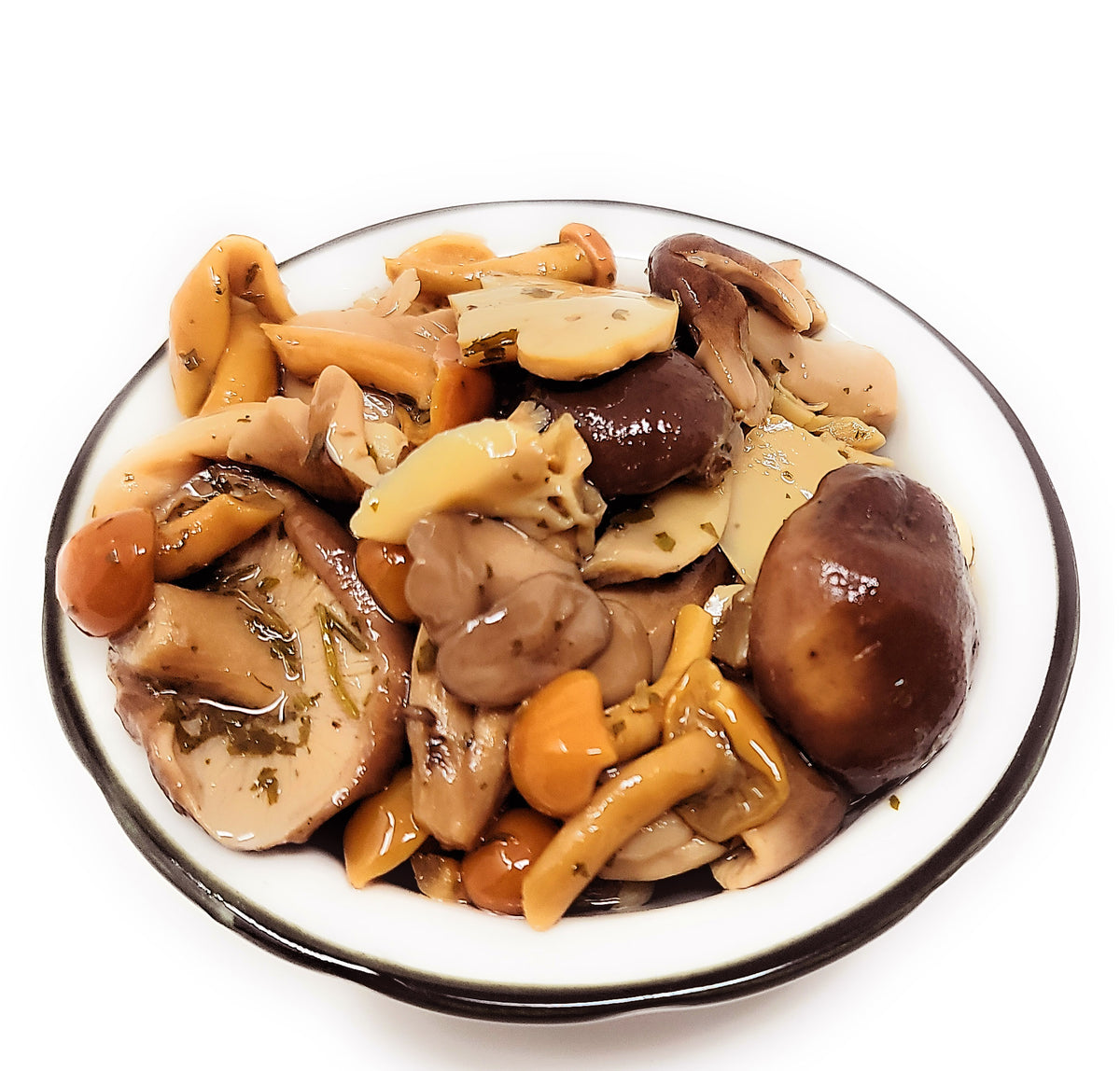 Frank and Sal Marinated Mushrooms