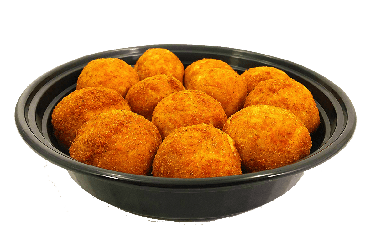 Prepared Food - 24 Mini Prosciutto Italian Rice Balls (Arancini) Made Fresh Daily - Ready To Eat