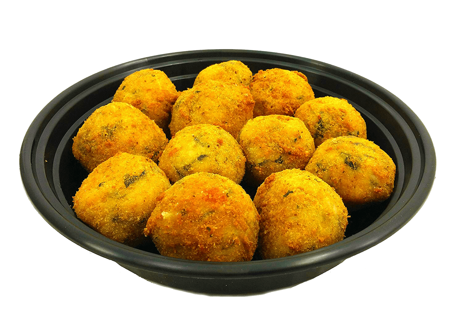 Prepared Food - 24 Mini Spinach Italian Rice Balls (Arancini) Made Fresh Daily - Ready To Eat
