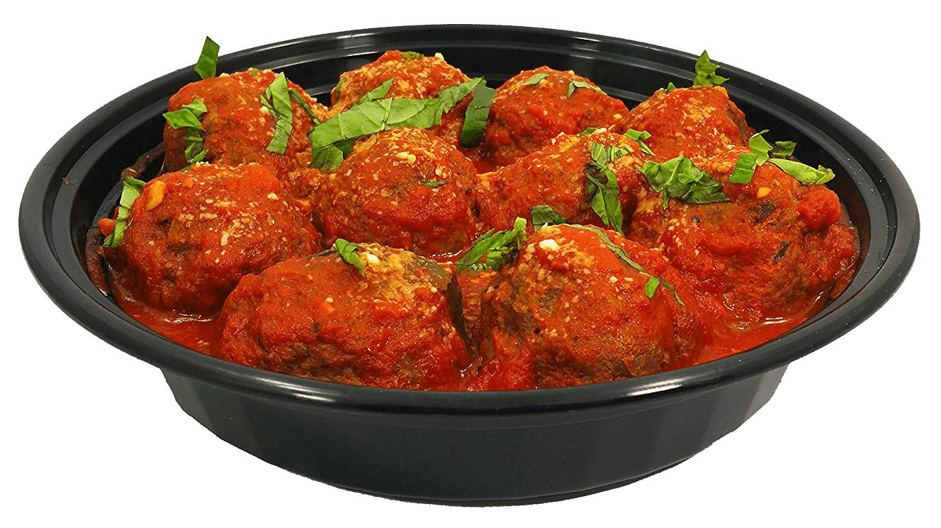 Prepared Food - All Natural Meatballs Made Fresh Daily 12 Meatballs (In Sauce) Fully Cooked - Heat And Serve - Includes Shipping