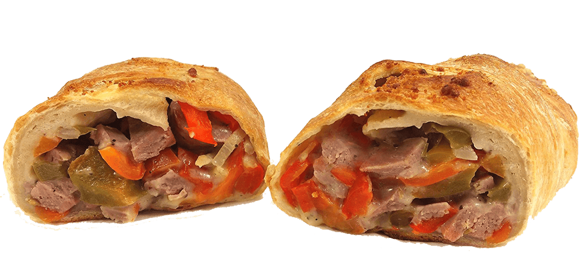 Prepared Food - Frank And Sal Famous House Made Sausage And Pepper Rolls – Fresh Mozzarella, Sausage, Onions And Peppers - 3 Or 6 Rolls Your Choice  - Heat And Serve