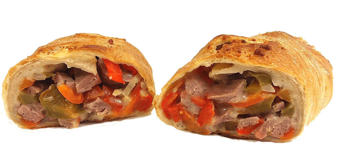 Prepared Food - Frank And Sal Famous House Made Sausage And Pepper Rolls – Fresh Mozzarella, Sausage, Onions And Peppers - 3 Or 6 Rolls Your Choice  - Heat And Serve
