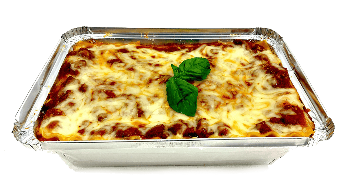 Frank And Sal Home Made Lasagna – Fresh Mozzarella, Ricotta, Ground Angus Beef, Imported Italian Noodles -2 Pounds - Heat And Serve
