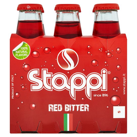 Stappi - Red Bitter Aperitif, (6-Pack) 3.4 oz. Bottles. Italian Import - Free Shipping