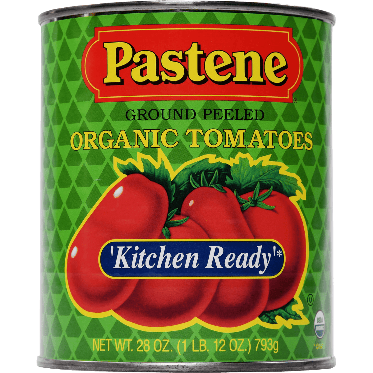 Sauce - Pastene Organic Kitchen Ready Tomatoes Chefs Choice - 4 Pack - 28 Ounce - Free Shipping