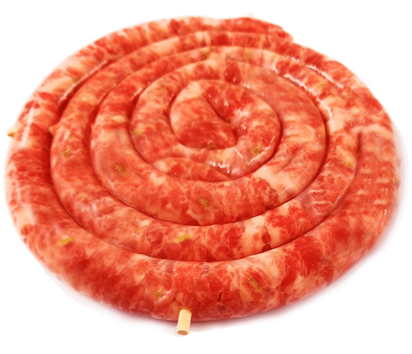 Chevalatta Italian sausage- Made Fresh Daily – 3 Pounds - No Additives. (Pork Sausage ring With Fennel)