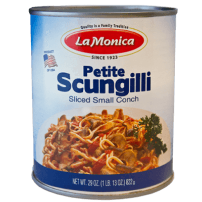 Seafood - LaMonica Petite Scungilli - Smaller More Tender Scungilli 29 Ounce.
