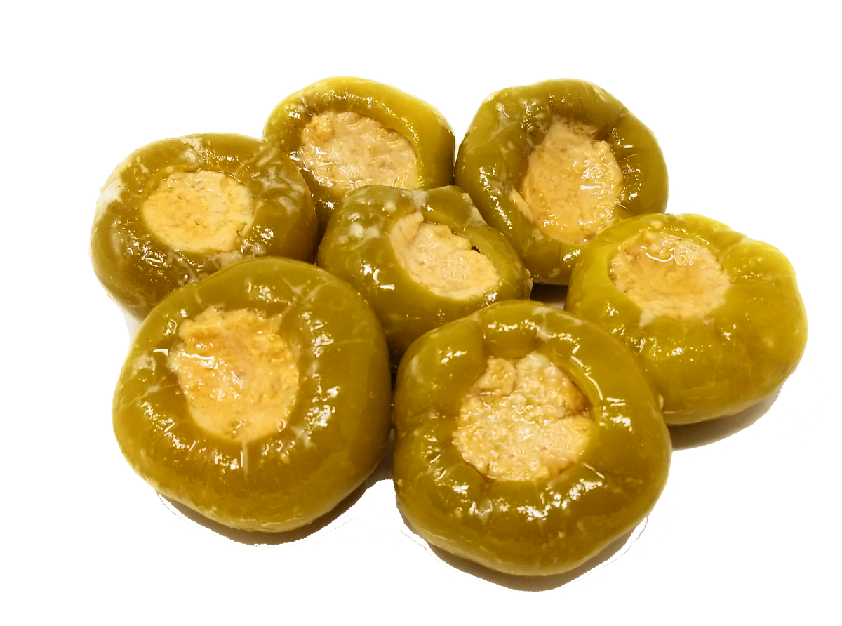 Frank and Sal: Spicy Bread Crumb Stuffed Peppers - Spicey 1 Pound