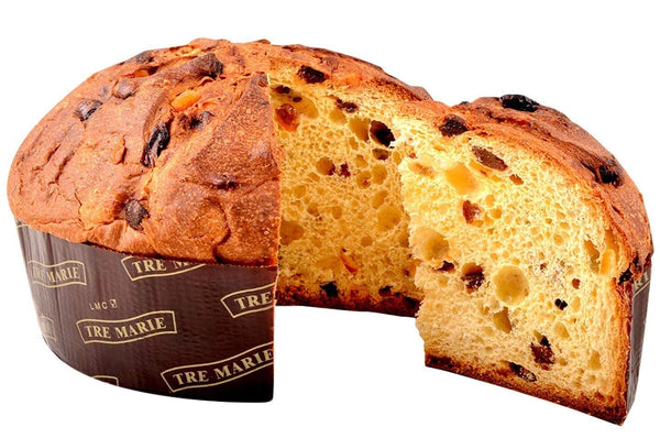 Tre Marie Panettone Milanese 750 g (1 lb 10.5 oz) Traditional Italian  Christmas Cake