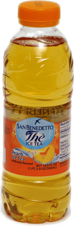 San Benedetto Iced Tea Peach - 16.9 oz Plastic Bottles - Frank and